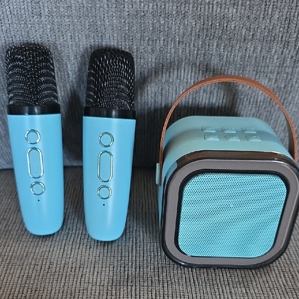 Colorful Karaoke Sound System Model K12 with Microphones - Picture 4 of 10